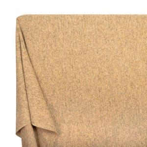 Brushed Two-Tone Hacci 68&quot; Knit Fabric By The Yard - Sand
