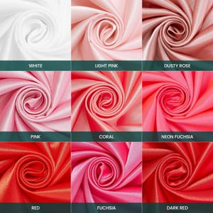 Premium Filament Yarn Polyester Crepe Back Satin Bridal (58/60 Inch) Silky Fabric By The Yard For Sewing Apparel, Accessories, Décor & More image 2
