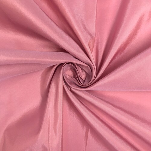 Rose Pink Bronze Taffeta Silk Fabric main image 1