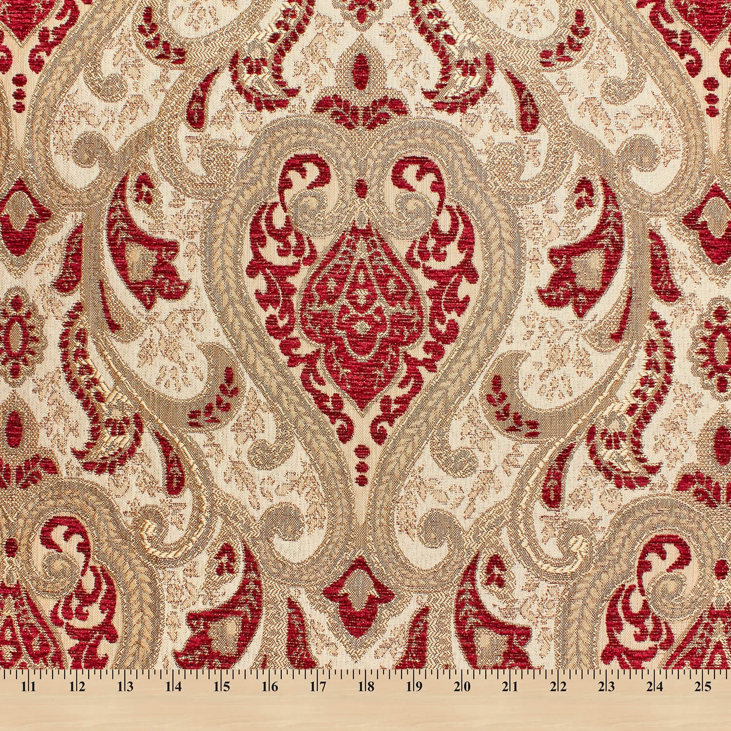 Explore a World of Unlimited Possibilities : PK Madison Chutney Heavy  Damask Chenille Fabric By The Yard P/Kaufmann