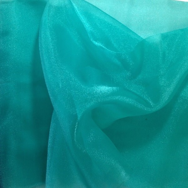 Crafts Kelly Green Crystal Sheer Organza Fabric for Fashion Decorations 58 By the Yard