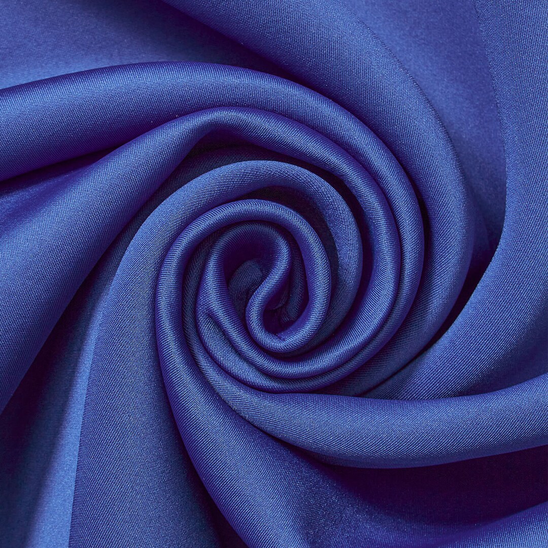 Royal Blue Scuba Knit Fabric 3mm Thick Neoprene Polyester Spandex Sold