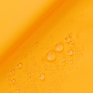 Ottertex®  Polyester Ripstop (PU Coated) 8.7oz 100% Polyester 58/60&quot; Wide Waterproof Fabric BTY Sunflower Yellow