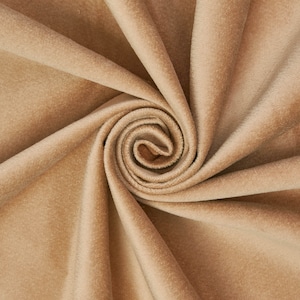 Cotton Stretch Velveteen Spandex 58/59&quot; Fabric By The Yard  - Khaki