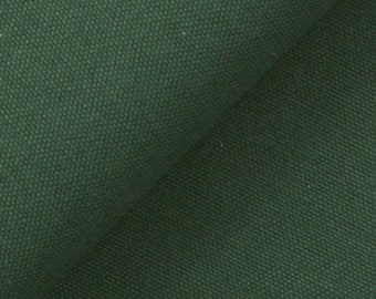 10 oz Hunter Green Cotton Duck Canvas Fabric 58/60" Wide 100% Cotton