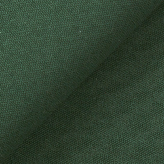 10 Oz Hunter Green Cotton Duck Canvas Fabric 58/60 Wide 100% Cotton -   Denmark