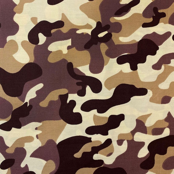 Grey Military Army Camo Print Fabric 100% Cotton 58/60 Wide Sold