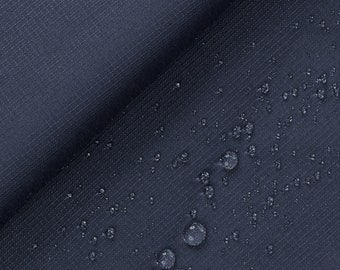 Ottertex®  Polyester Ripstop (PU Coated) 8.7oz 100% Polyester 58/60" Wide Waterproof Fabric BTY Navy