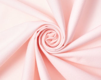 Julien Brushed Twill 60" Cotton Fabric By The Yard - Blush