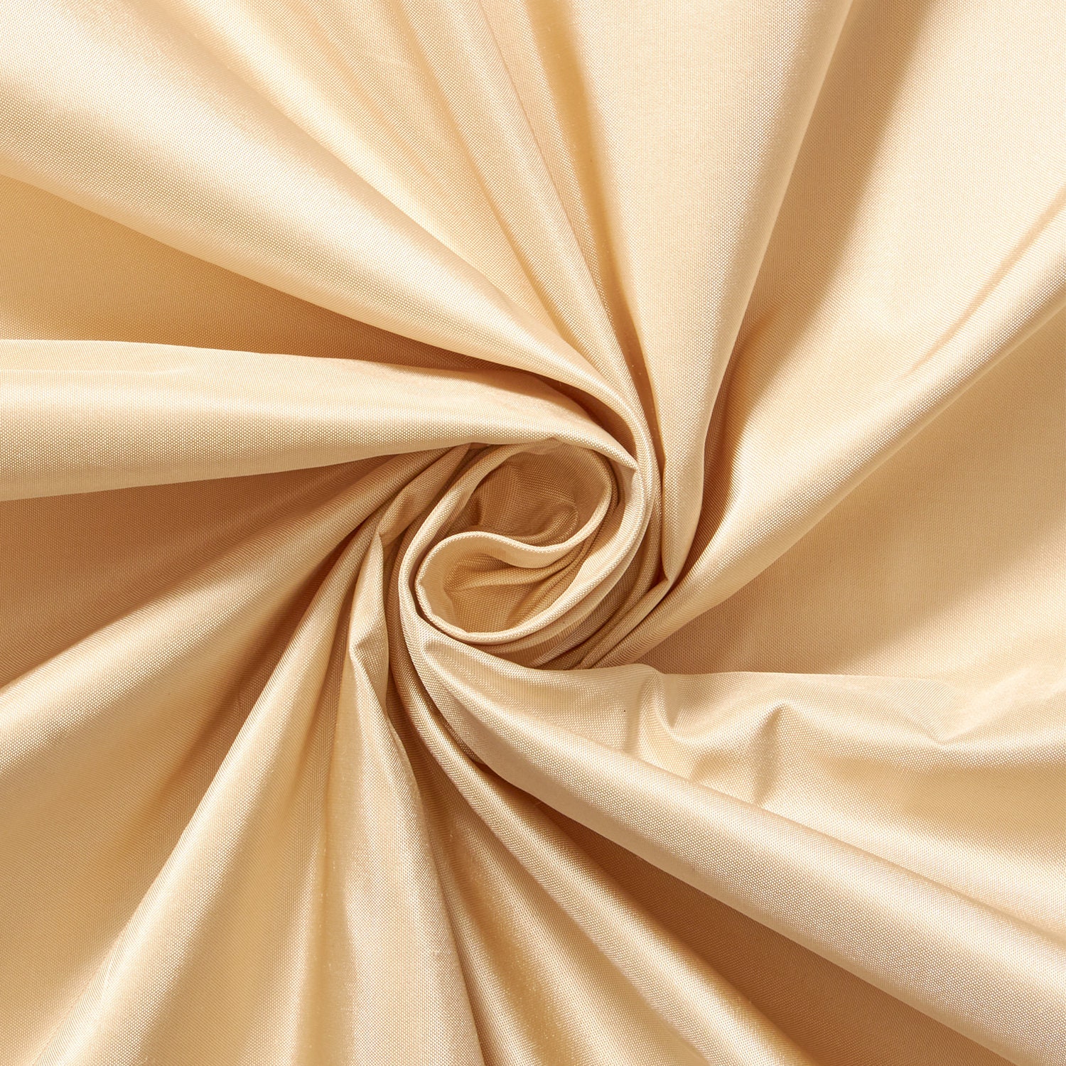 Light Gold Silk Taffeta Fabric 100 Pure Silk 54