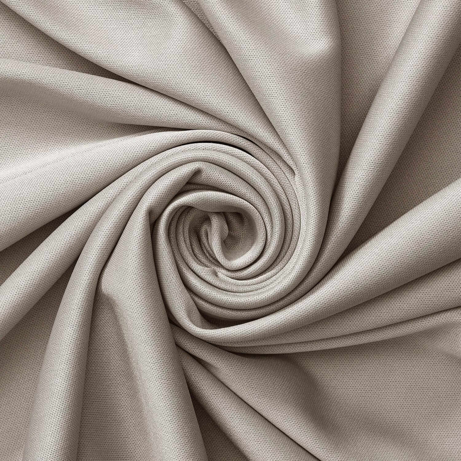 60 Wide Polyester Interlock Lining Fabric (Black)