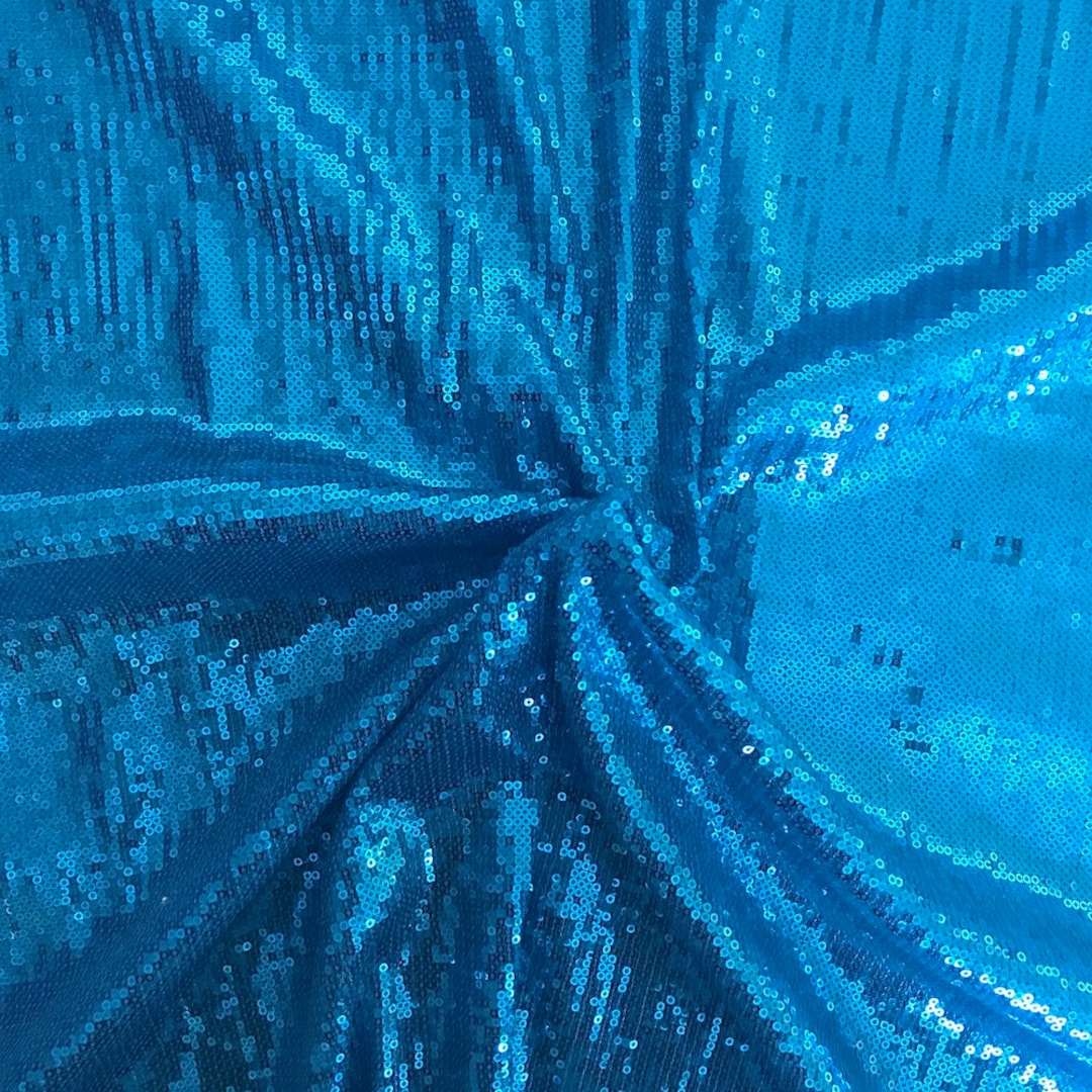 Micro Sequins All-over Micro Sequins Starlight Fabric on Stretch Mesh Fabric 54