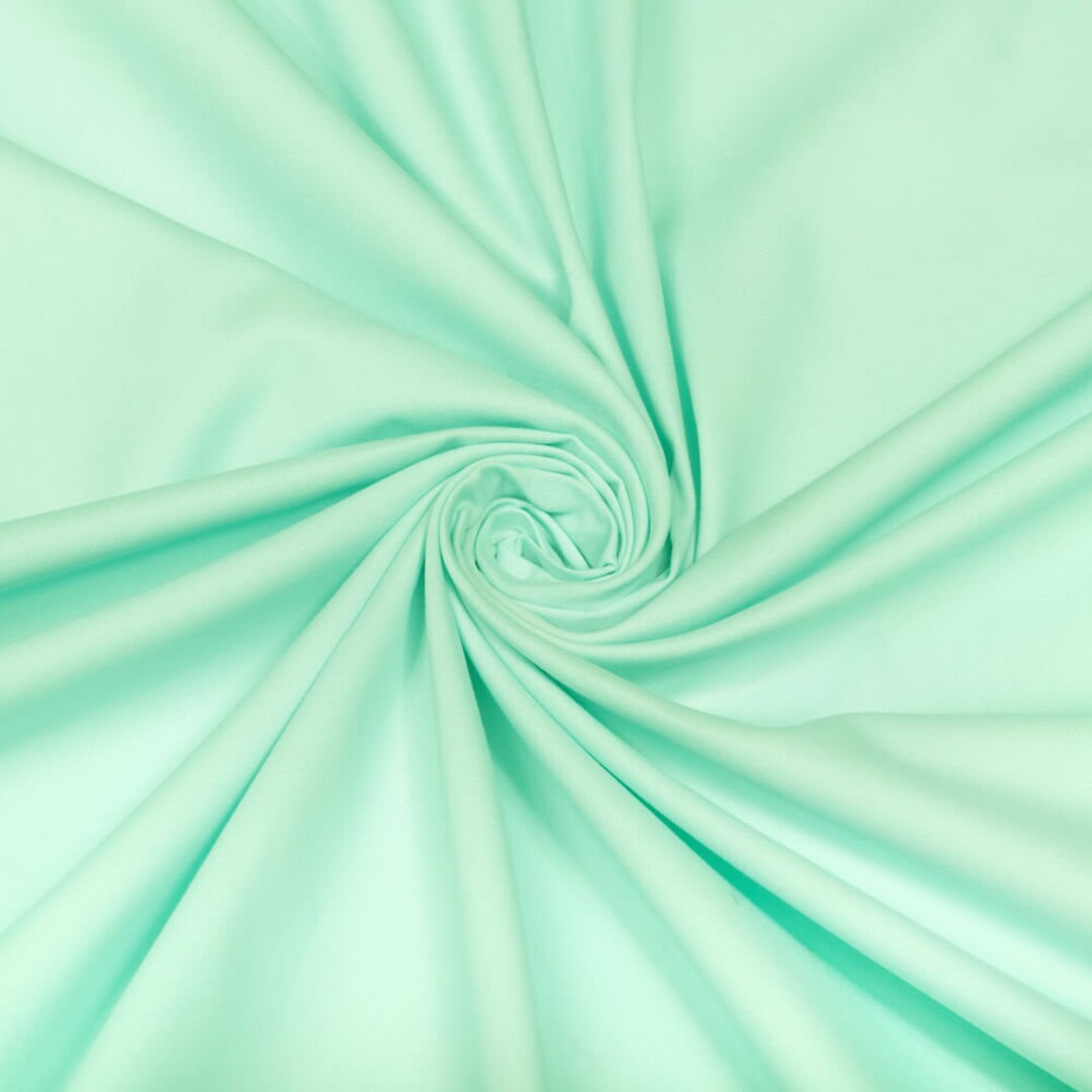 Julien Brushed Twill 60 Cotton Fabric by the Yard Seafoam Etsy