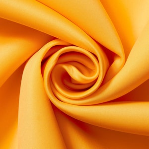Sunflower Yellow Scuba Knit Fabric 1.5 mm Thick Neoprene Polyester Spandex Sold BTY 58&#39;&#39; Wide