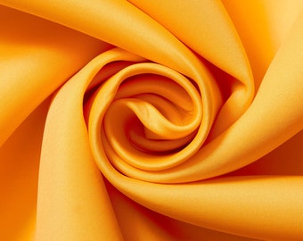 Sunflower Yellow Scuba Knit Fabric 1.5 mm Thick Neoprene Polyester Spandex Sold BTY 58'' Wide