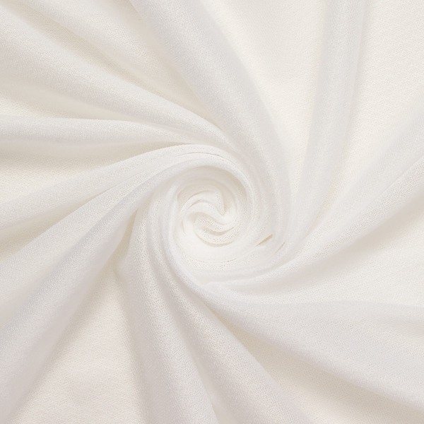 Medium Weight Weft Fusible Interfacing 60" Iron On Polyester Fabric Sold By The Yard - Off White