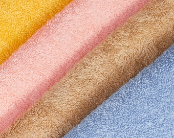 500 GSM hypoallergen bomullsfrotté, 102 cm tyg, metervara