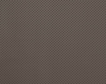 Charcoal Dotted Stretch Vinyl Fabric Upholstery Faux Leather Pleather 54" Wide By the Yard