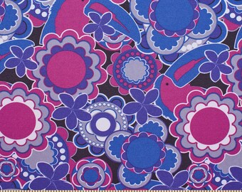 Ottertex ™ Bedruckter Canvas Stoff Wasserdicht Outdoor 60 "Breit 600 Denier Schüttgut - Paradise Purple