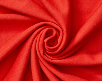 Interlock Futter Poly Stretch Stoff 70 Denier 60 "Breit Verkauft BTY - Rot