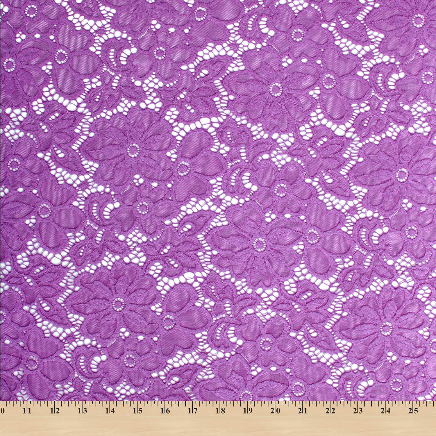 Violet Lace Fabric 