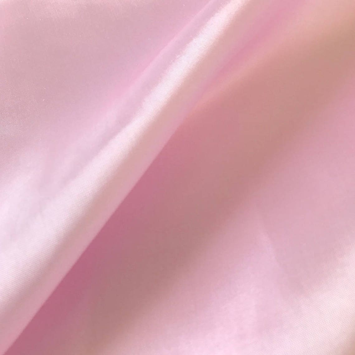 Light Pink Polyester Lining Fabric Silk Habutae 60 Wide - Etsy