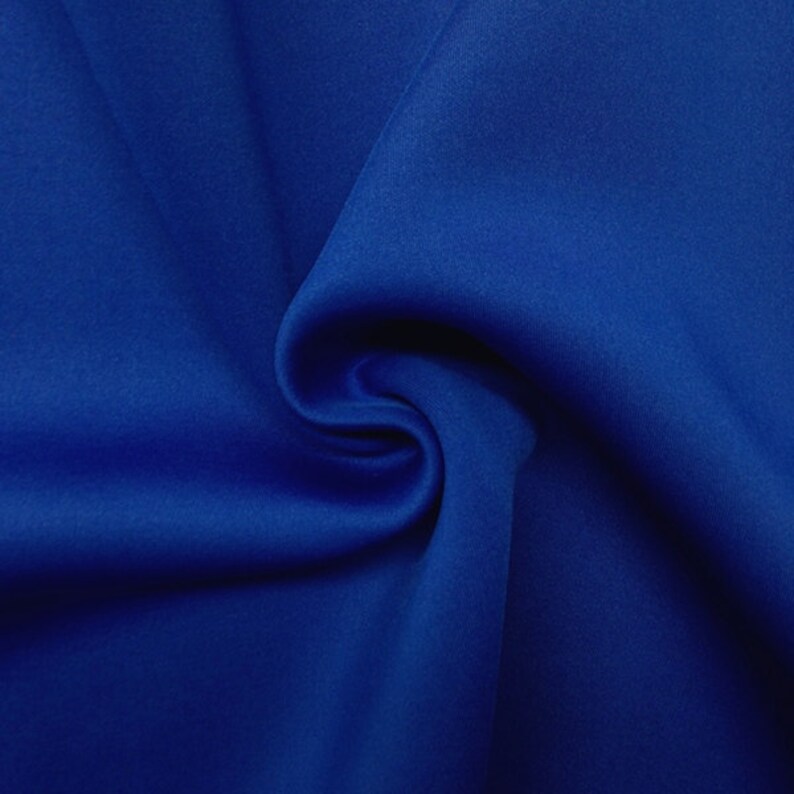 Royal Blue Scuba Knit Fabric 1.5mm Thick Neoprene Polyester Etsy