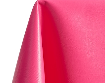 Tela de vinilo Ottertex™ fucsia, tapicería de cuero sintético, 54" de ancho, cortada a medida