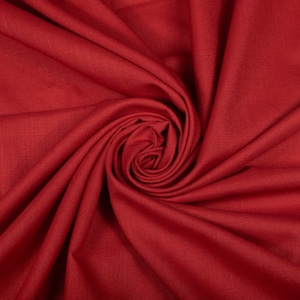 Lino Italiano 60&quot; Fabric By The Yard - Red