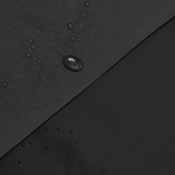 Ottertex® PVC Coated Waterproof 70 Denier Nylon Taffeta 60/61” Indoor Outdoor Fabric By The Yard – Black