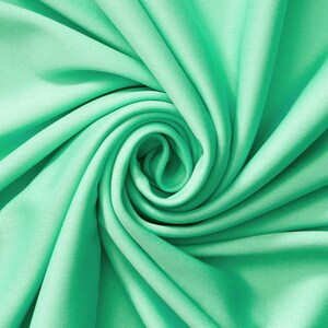 Interlock Foder Poly Stretchtyg 70 Denier 60" Bredd Säljs BTY - Seafoam