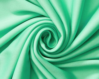 Interlock Lining Poly Stretch Fabric 70 Denier 60" Wide Vendido BTY - Espuma de mar
