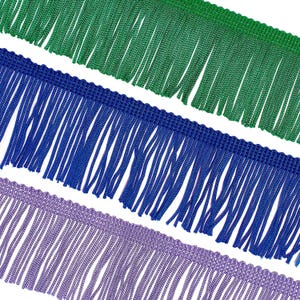 2&quot; Chainette Tassel Braided Fringe Polyester Trim For Sewing, Crafts, Upholstery, & More