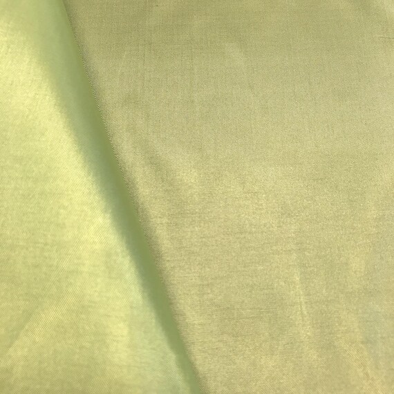 Pistachio Polyester Lining Fabric Silk Habutae 60 Wide - Etsy