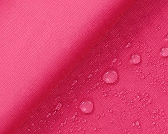 Ottertex®  Polyester Ripstop (PU Coated) 8.7oz 100% Polyester 58/60" Wide Waterproof Fabric BTY Fuchsia