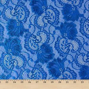 Ashley Stretch Lace Sequin | Blue Moon Fabrics