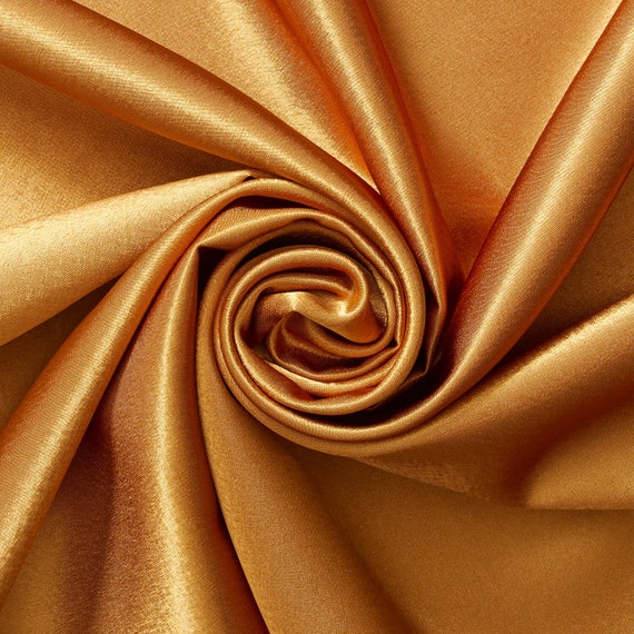 Copper best sale satin fabric