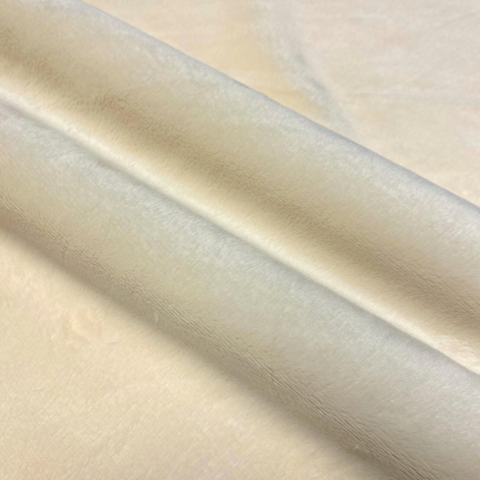 Ivory Smooth Minky Super Soft Cuddle Fleece Fabric 58/60 Etsy