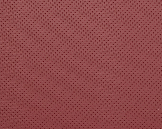 Wine Dotted Stretch Vinyl Fabric Upholstery Faux Leather Pleather 54 ...