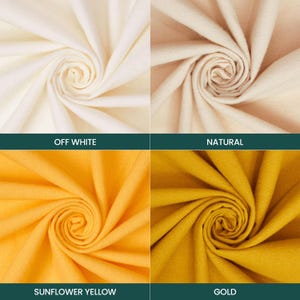 Cotton Flannel Fabric (5 oz) 100% Hypoallergenic 44/45 Inch Insulating By The Yard For Sewing Apparel, Accessories, & Décor image 4