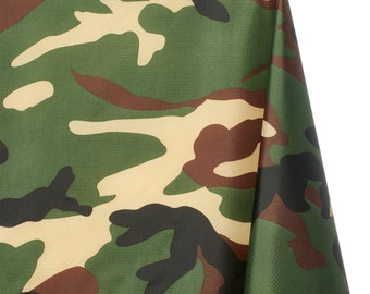 Ottertex® Printed Nylon Ripstop Fabric Camo Waterproof Heavy Duty Outdoor Lightweight By The Yard