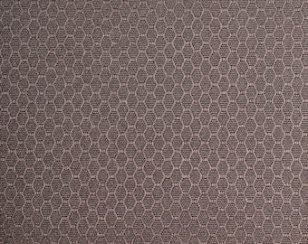 Ottertex 300D Solution Dyed PU Waterproof Hexagon Grid Ripstop Fabric - Brown 60/61" By The Yard