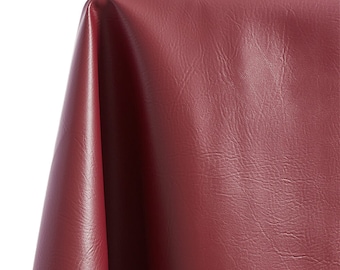 Ottertex™ Wine Vinyl Fabric Faux Leather Pleather Upholstery 54" Wide By the Yard