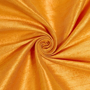 Gold Silky Dupioni Shantung Fabric 100% Polyester for Apparel Home Decor By the Yard