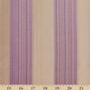 Lila / Gold Damast Jacquard Gestreift Brokat Stoff 118&quot;Massenbestand