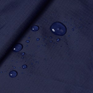 Ottertex®  Nylon Ripstop (PU Coated) 70 Denier 100% Nylon 62/62" Wide Waterproof Fabric BTY Navy Blue