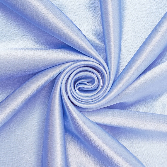 satin backed crepe dress fabric Dark Blue Crepe Back Satin Bridal Fabric for wedding dresses, decorations,  drapes, crafts crepeback by the yard