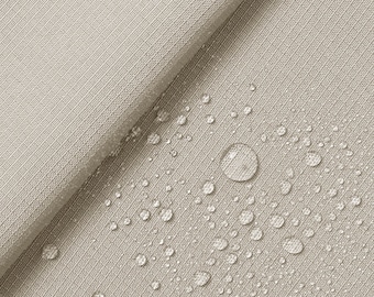 Tkanina Ottertex® Polyester Ripstop (powłoka DWR) 200 Denier, 100% poliester, szerokość 58/60 cali, wodoodporna, BTY, srebrna