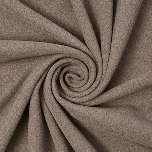 Dralon Stretch Fleece 73&quot; Double-Sided Fabric By The Yard - Taupe
