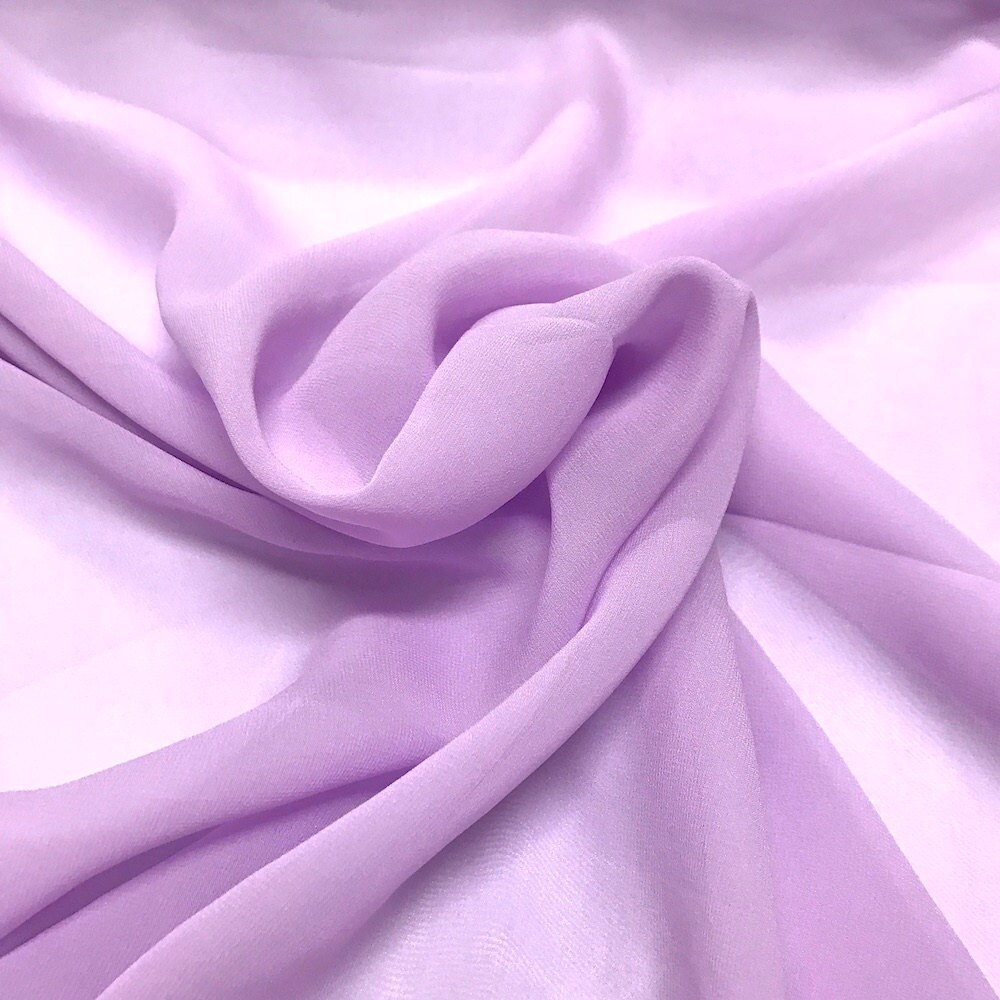 Purple chiffon fabric discount